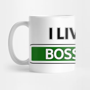 I live on Boss Blvd Mug